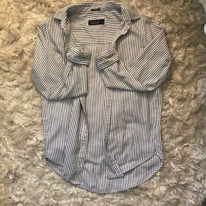 abercrombie and fitch striped flannel